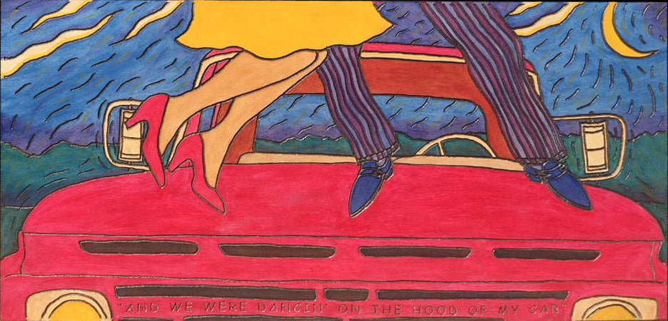 We were dancin on the Hood of My Car